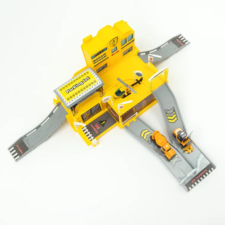 Smiki, Constructii, garaj cu vehicule, 33 elemente