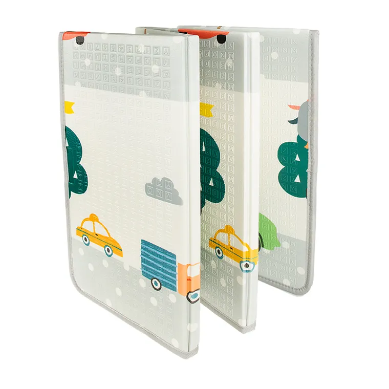 Smiki, covoras educativ din spuma, reversibil, pliabil, 150-200 cm