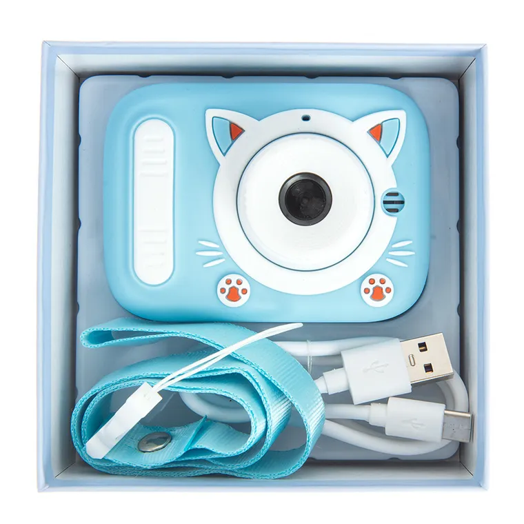 Smiki, Cute Kitty, aparat foto, albastru
