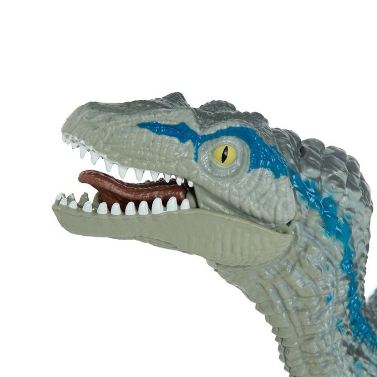 Smiki, Dino Planet, Dinozaur Velociraptor, figurina cu lumini si sunete 32 cm