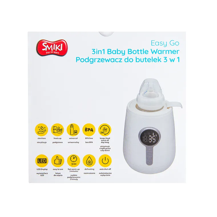 Smiki, Easy Go, incalzitor de biberoane 3in1