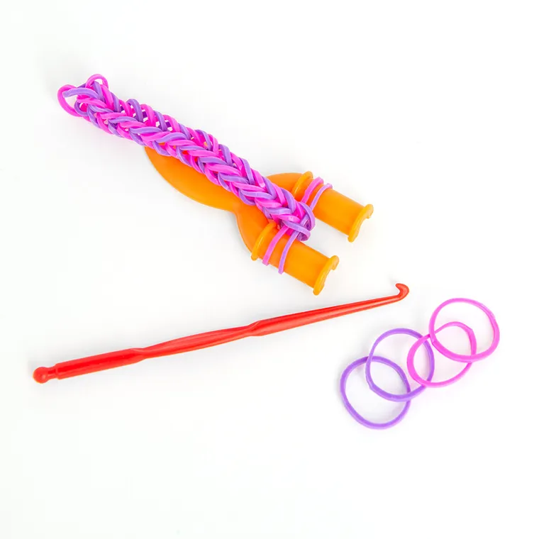 Smiki, elastice de creat bratari, set creativ