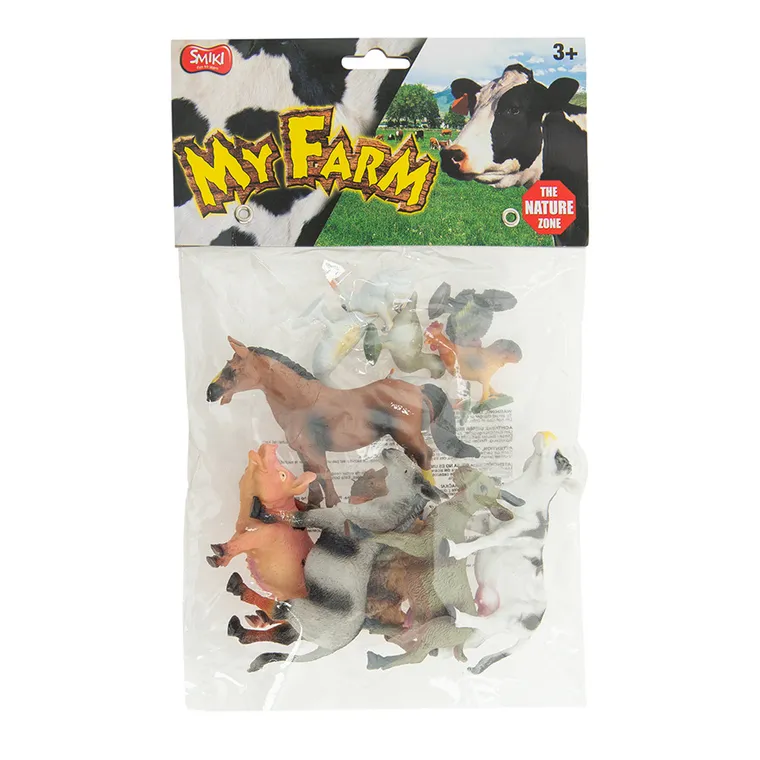 Smiki, Ferma, set de figurine, 12 buc.