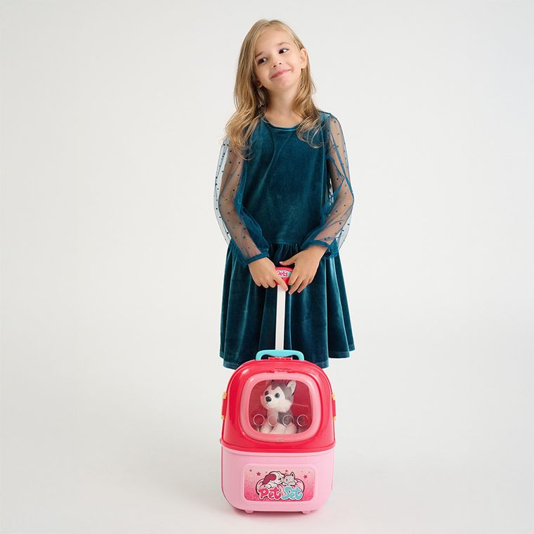 Smiki, Fun Pets, Catelusul calator, troller cu jucarie de plus