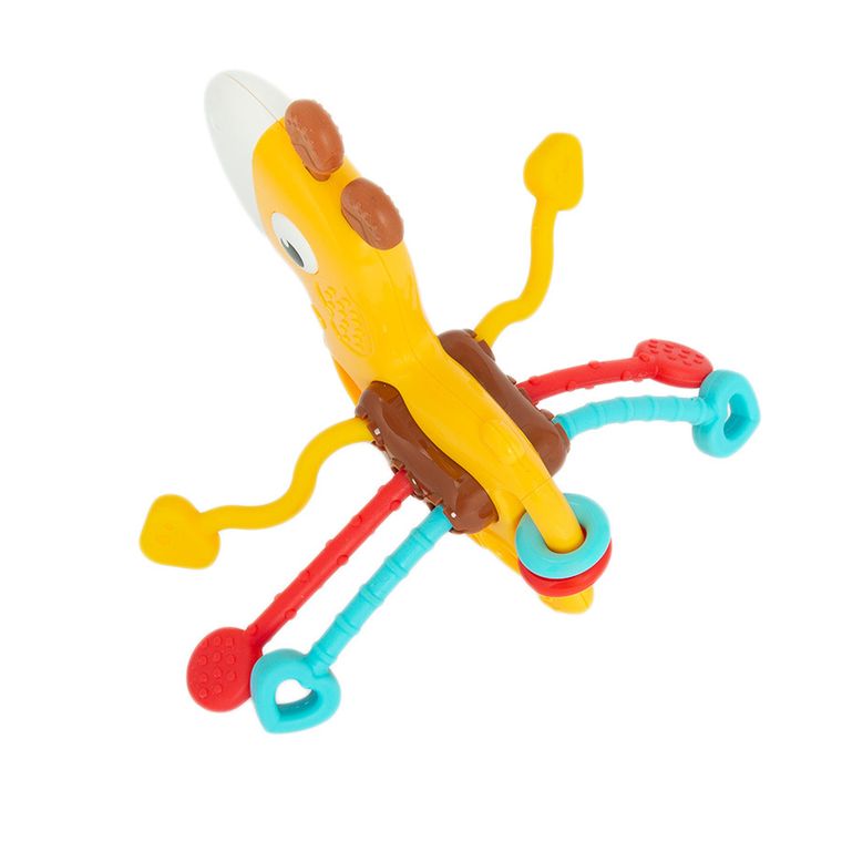 Smiki, Girafa, jucarie senzoriala, pull string
