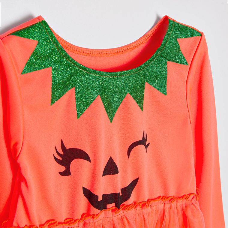 Smiki, Halloween, Dovleac, costum pentru copii, 3-4 ani