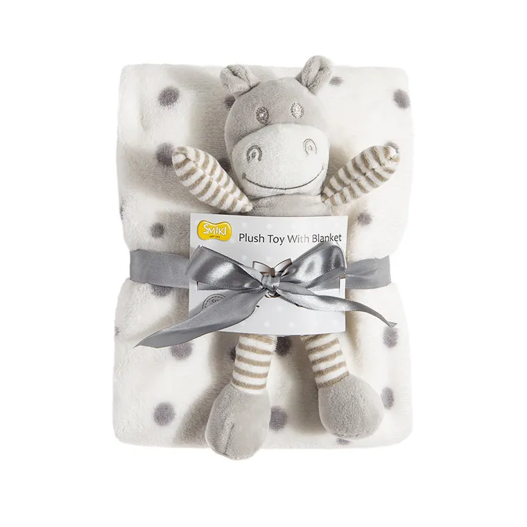 Smiki, Hipopotam, patura, alb, buline, 70-90 cm