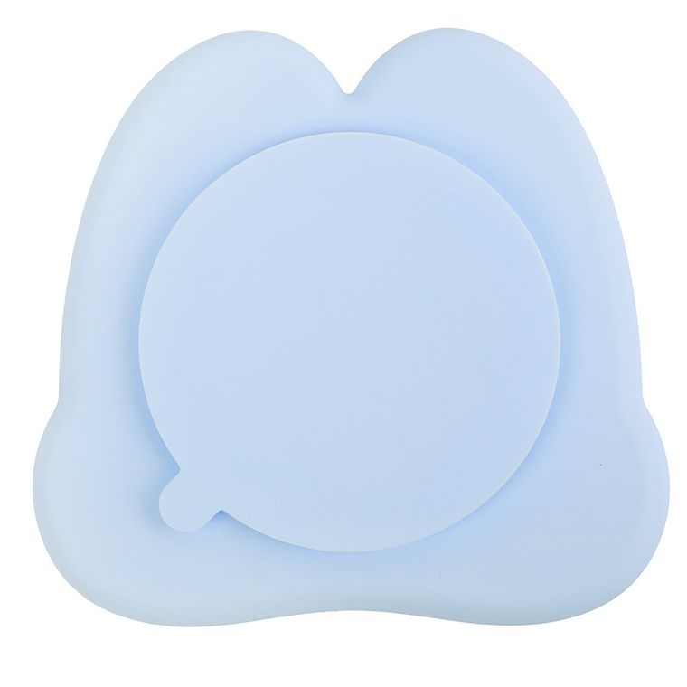 Smiki, Iepuras, farfurie compartimentata din silicon, albastru
