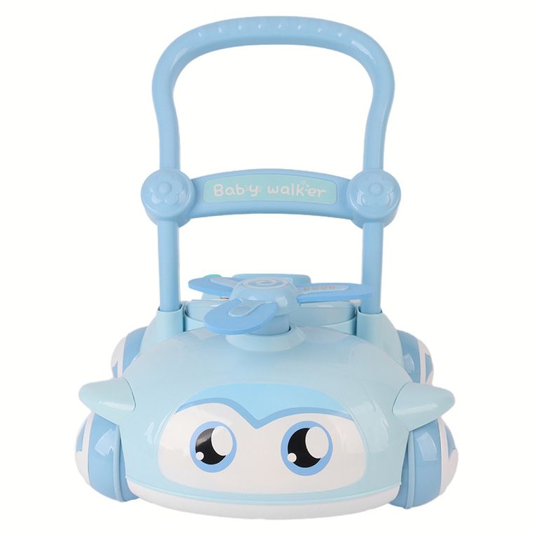 Smiki, Interactive Baby Walker, antemergator, avionas, albastru