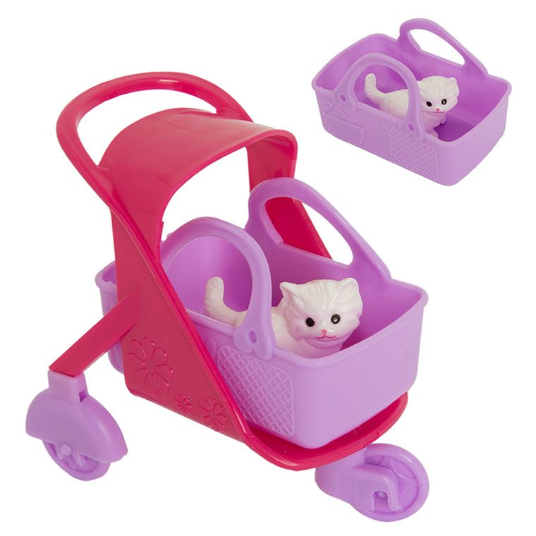 Smiki, Lili, papusa mica si pisicute, set cu accesorii