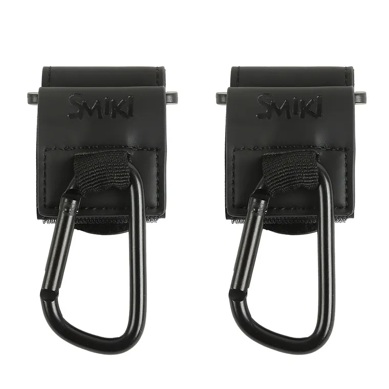 Smiki, Little Adventurer, carlige universale pentru carucior, agatatori din piele, 2 buc.