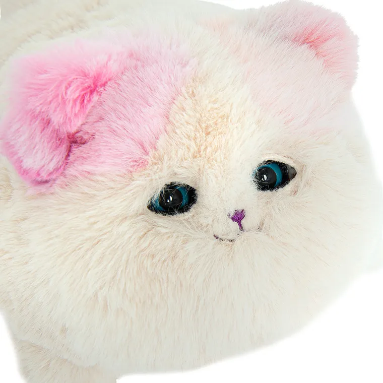 Smiki, Little Dreamer, Pisicuta cu urechiuse curcubeu, jucarie de plus interactiva