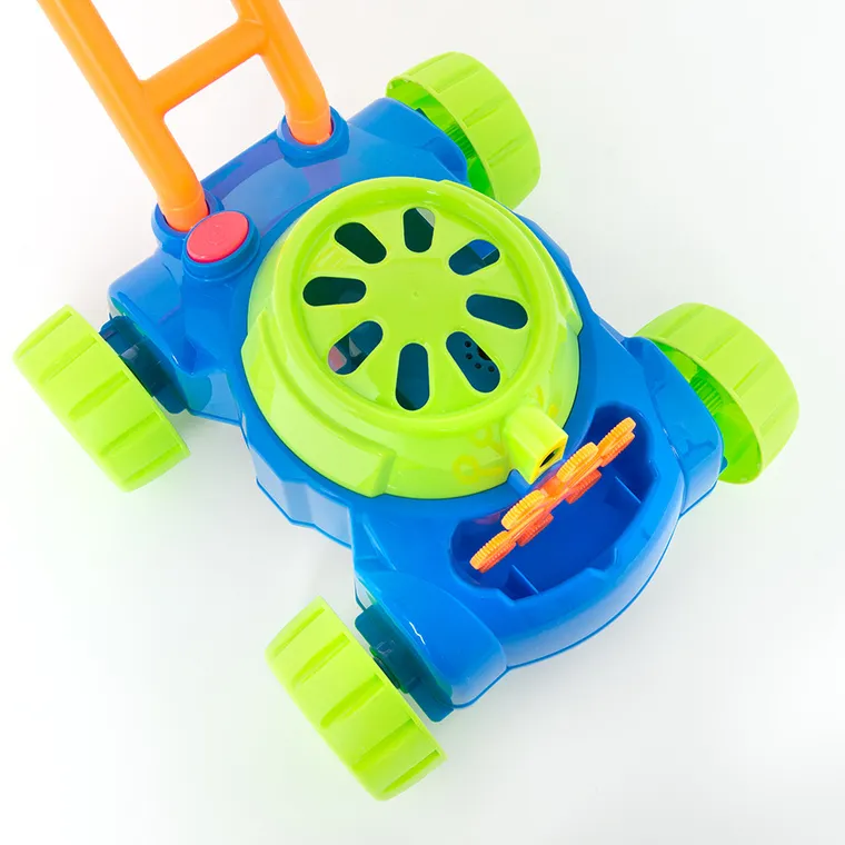 Smiki, Masina de tuns iarba, baloane de sapun