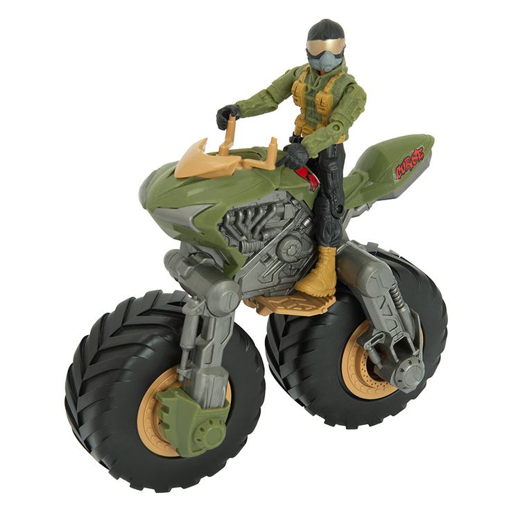 Smiki, Motocicleta militara, vehicul cu figurina de soldat