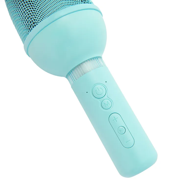 Smiki, Music World, microfon karaoke cu difuzor bluetooth, albastru