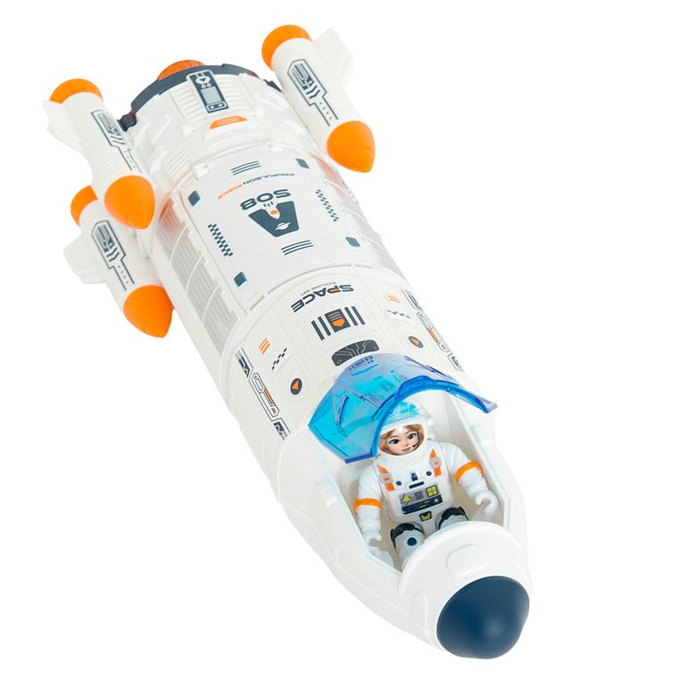 Smiki, nava spatiala cu aburi, set cu figurine