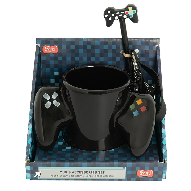 Smiki, Pad, cana cu accesorii, set cu breloc si pix