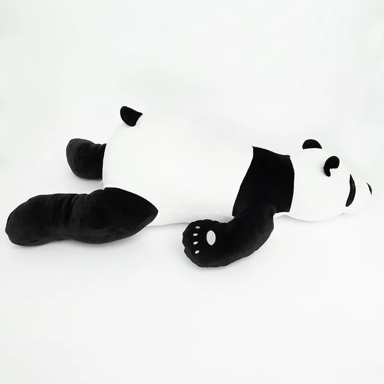 Smiki, Panda, jucarie de plus in pozitia culcat, 80 cm
