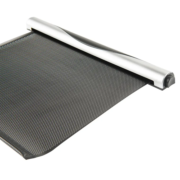Smiki, parasolar auto tip rulou, 47-37 cm, negru