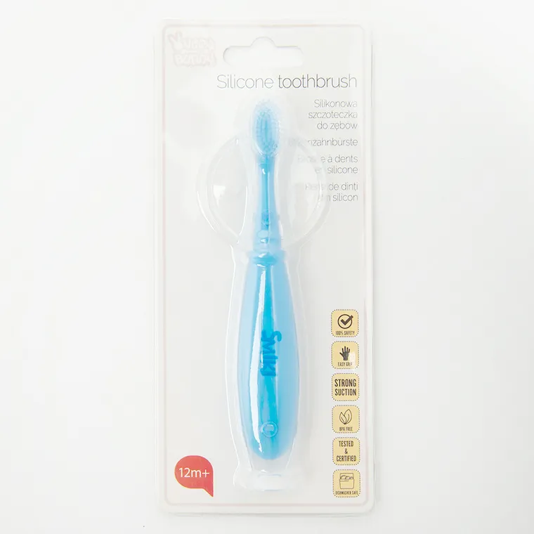 Smiki, periuta de dinti, albastru, de la 12 luni