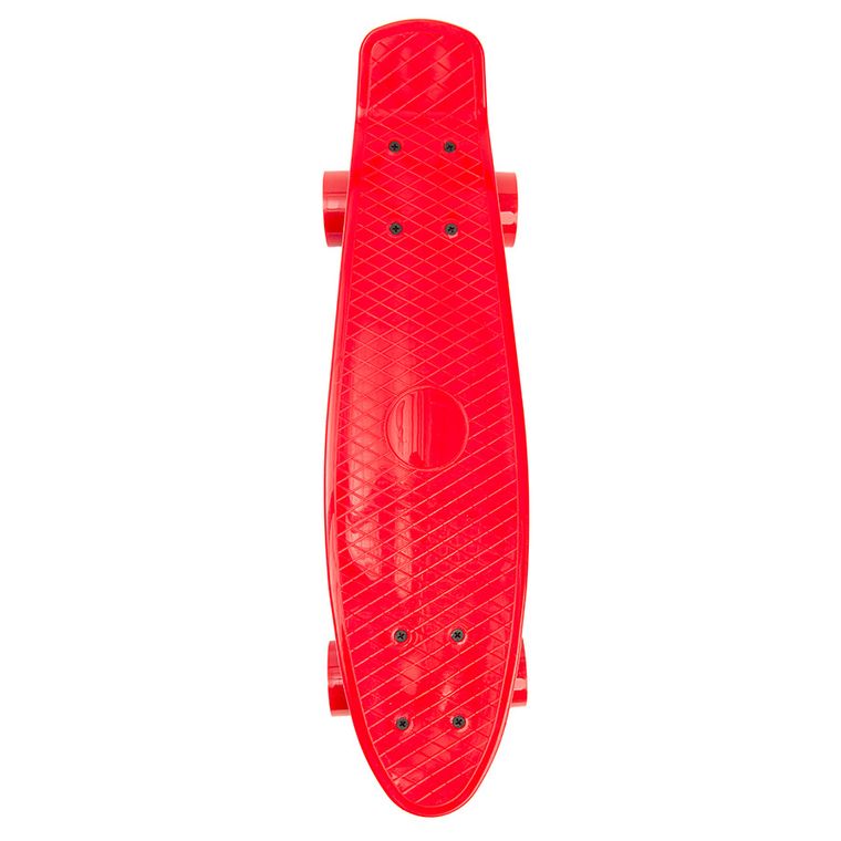 Smiki, placa skateboard de tip fish, rosu