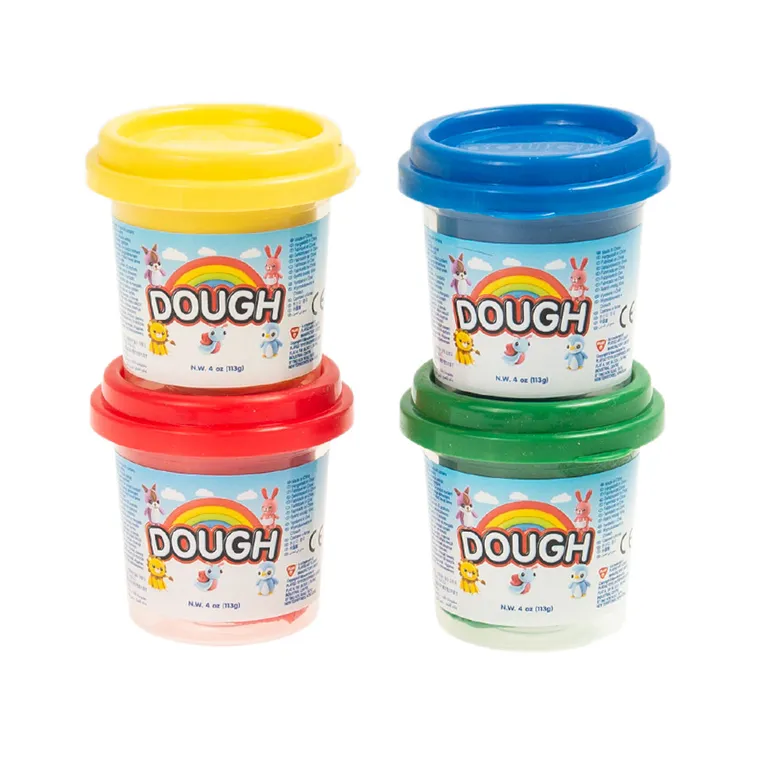 Smiki, plastilina, 4 borcanase