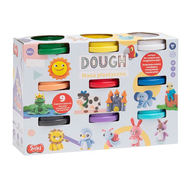 Smiki, plastilina, 9 culori