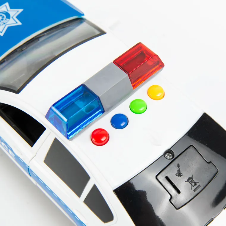 Smiki, Politia, vehicul cu lumini si sunete, 1:16