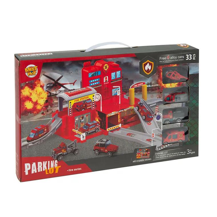 Smiki, Pompieri, garaj cu vehicule