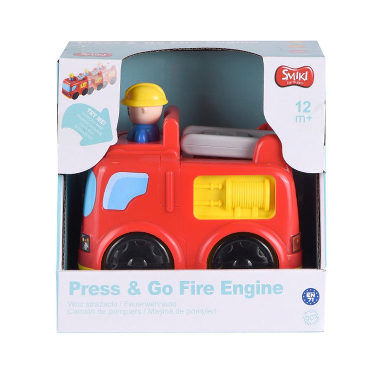 Smiki, Press & Go, Masinuta de pompieri, vehicul