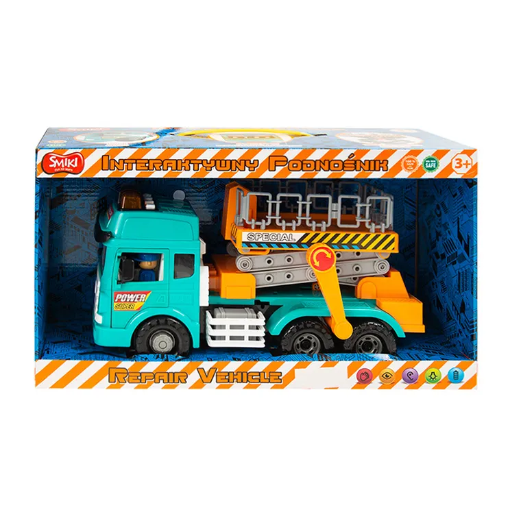 Smiki, Repair Vehicle, masinuta cu nacela, lumini si sunete, vehicul
