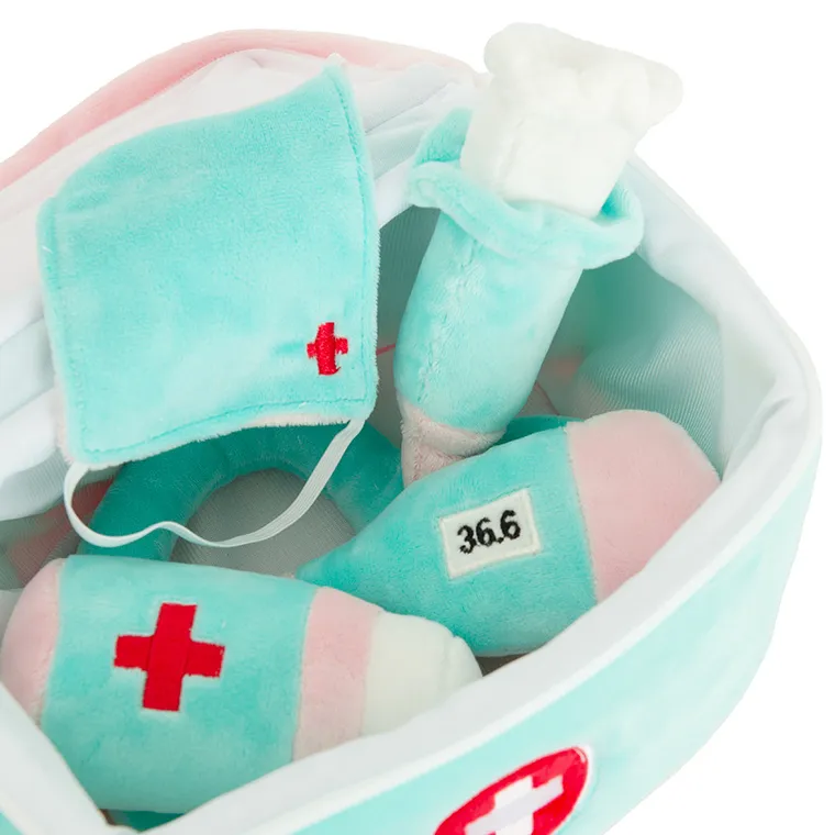 Smiki, set medical din plus, trusa de prim ajutor cu accesorii