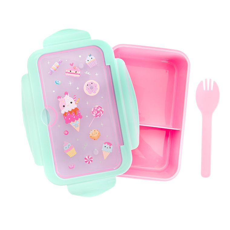 Smiki, set mic-dejun cu accesorii, caserola + sticla