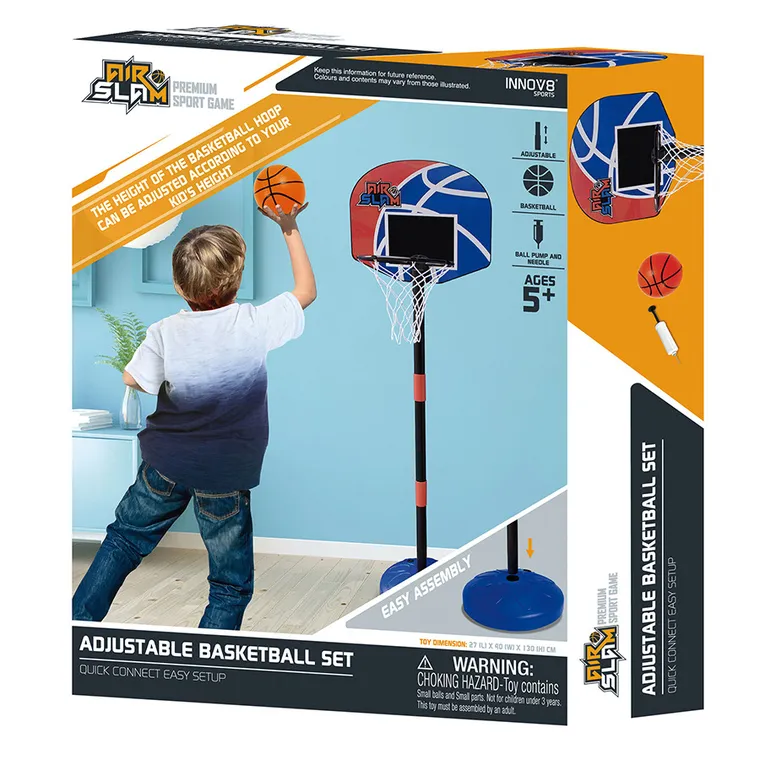 Smiki, set mini de baschet, reglabil