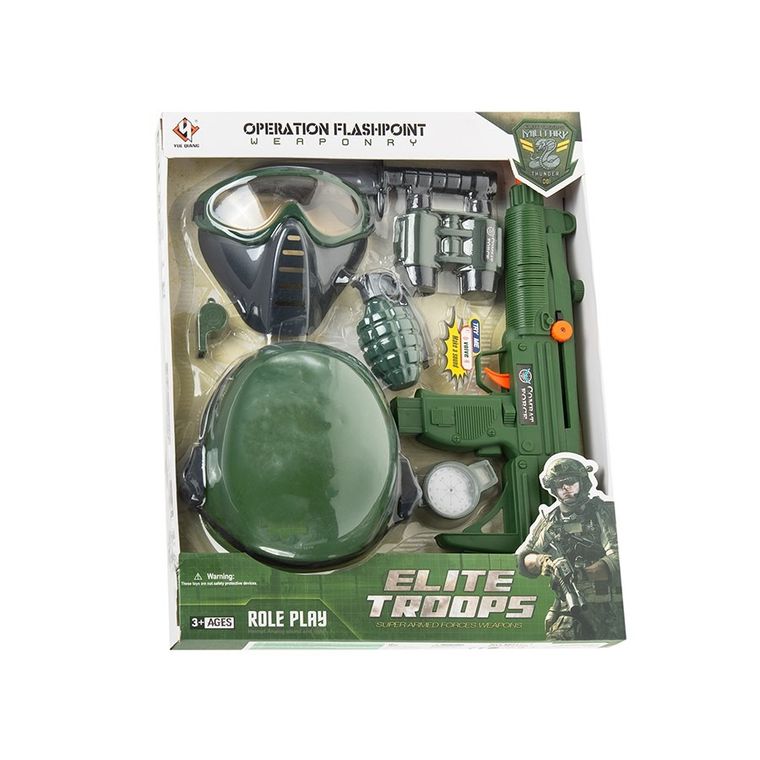 Smiki, Soldat, costum pentru copii, 8 elemente