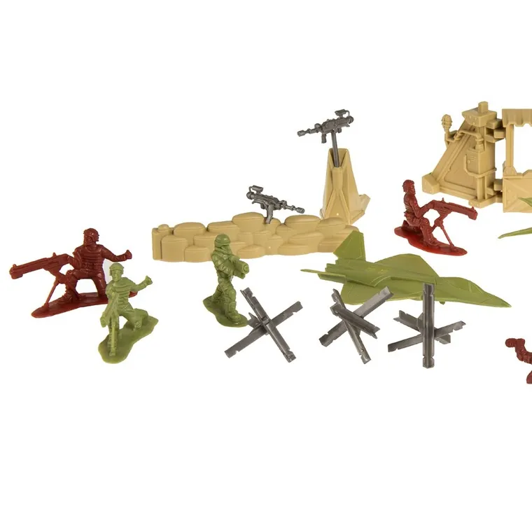 Smiki, soldati si vehicule, set, 104 buc.