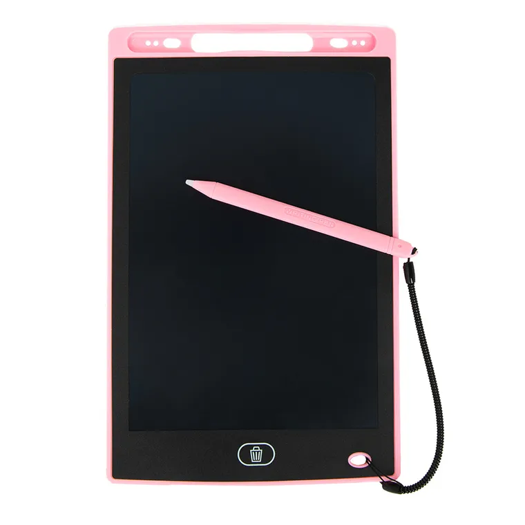 Smiki, tableta grafica cu ecran LCD, roz, 8,5"