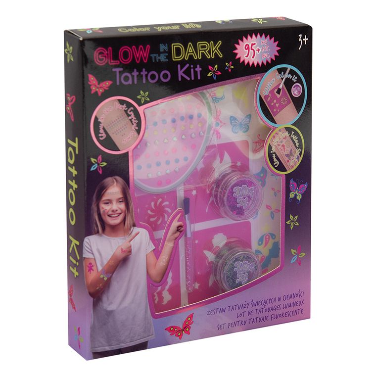 Smiki, Tatuaje care stralucesc in intuneric, set creativ