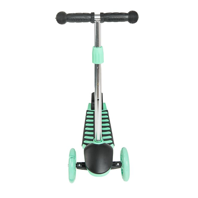 Smiki, trotineta cu 3 roti, negru-verde