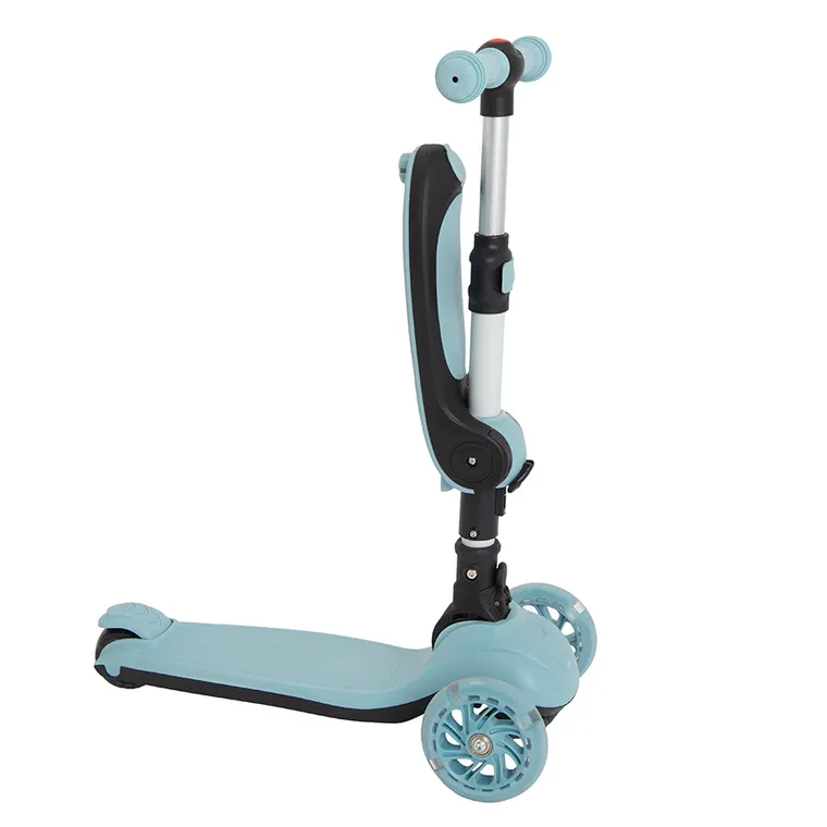 Smiki, trotineta cu 3 roti si sezut, albastru