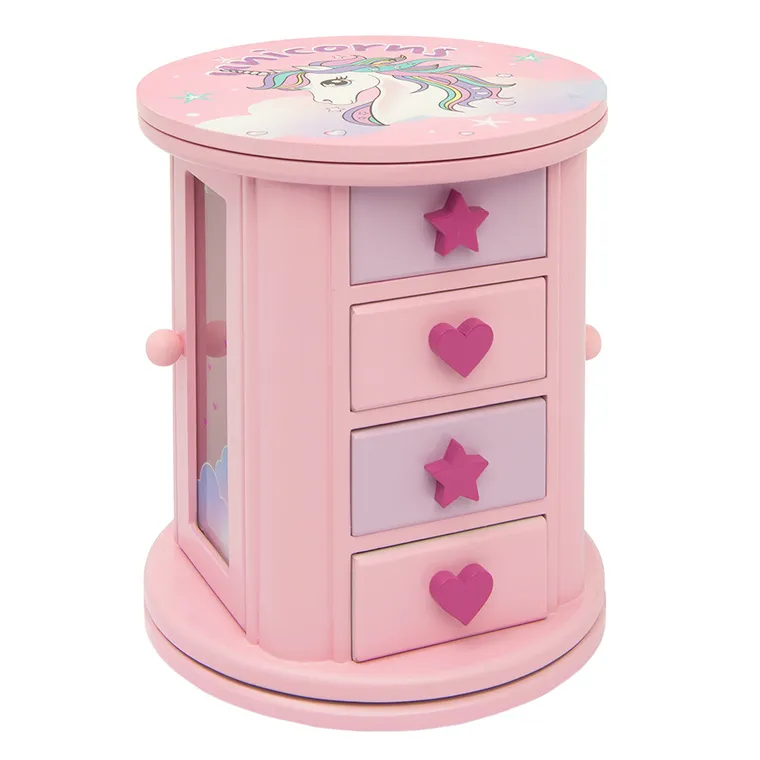 Smiki, Unicorn, cutie rotunda pentru bijuterii