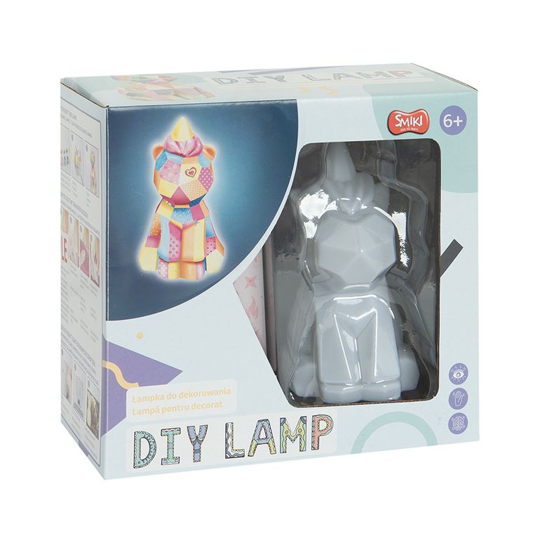 Smiki, Unicorn, lampa de decorat, set cu acuarele