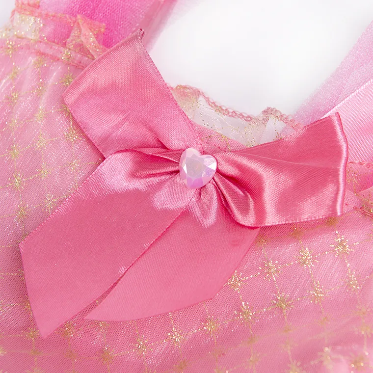 Smiki, Unicorn, rochita in culorile curcubeului cu bentita, costum pentru copii