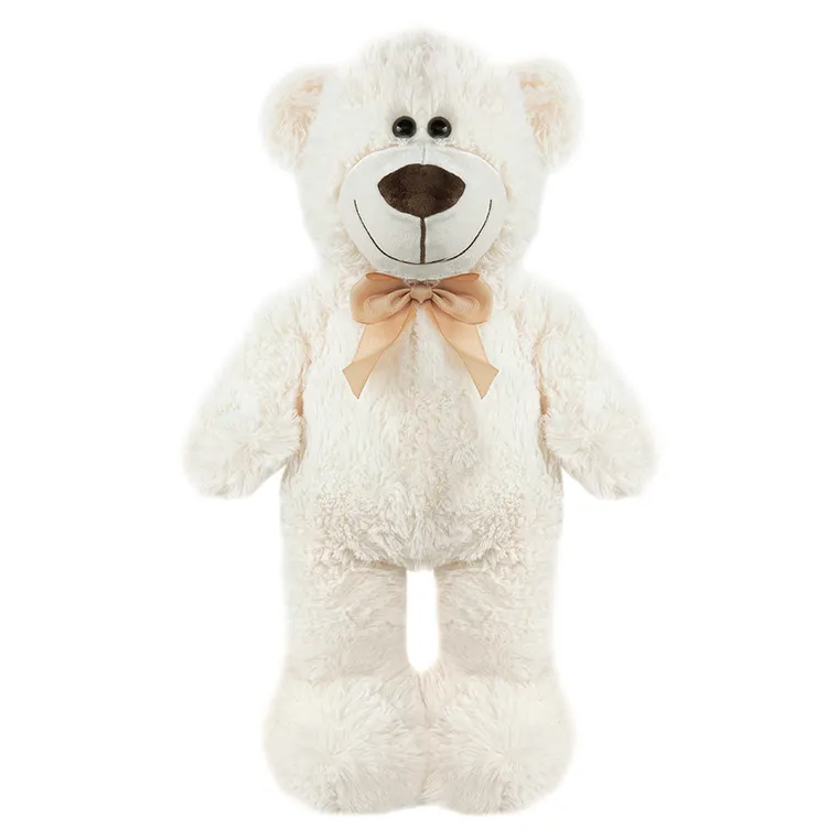 Smiki, Ursulet, jucarie de plus, crem, 38 cm