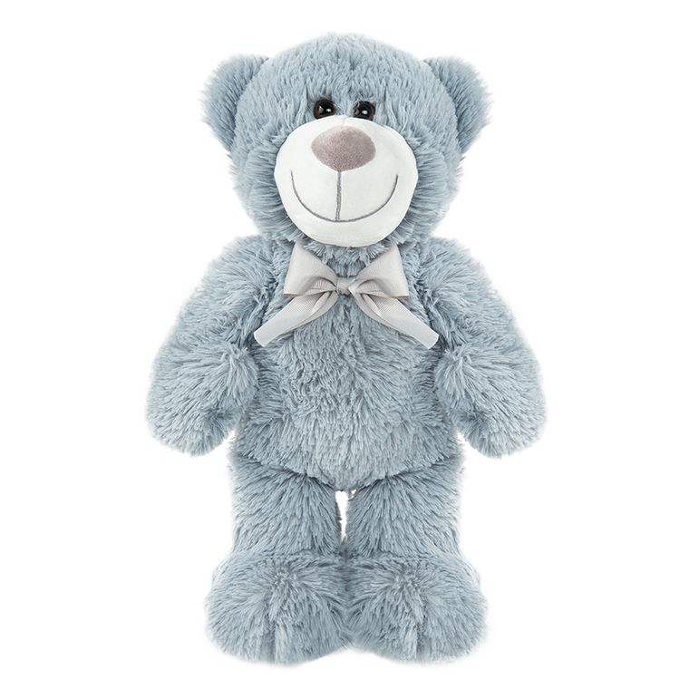 Smiki, Ursulet, jucarie de plus, gri, 30 cm