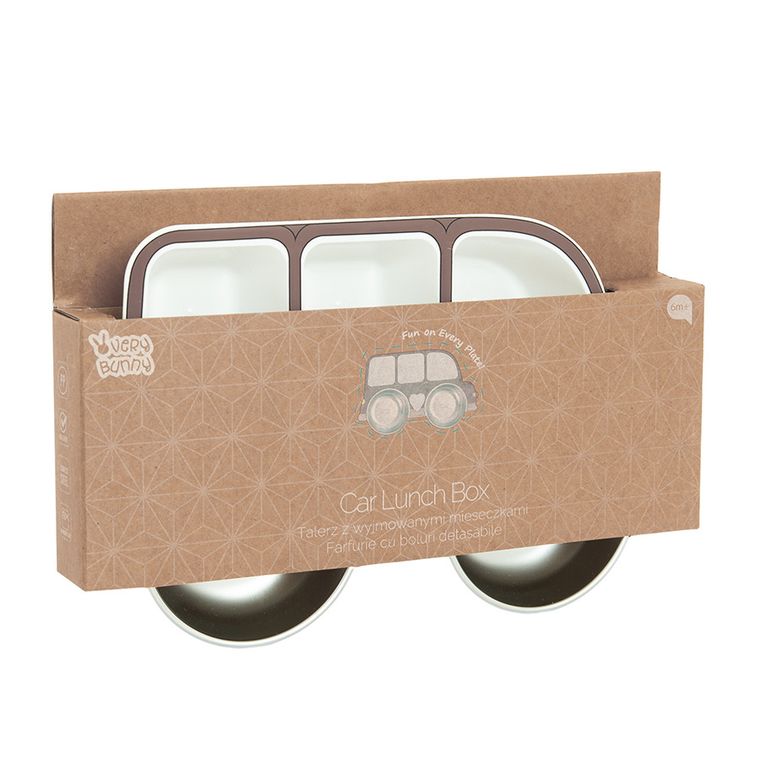 Smiki, Very Bunny, Masinuta, farfurie cu boluri detasabile