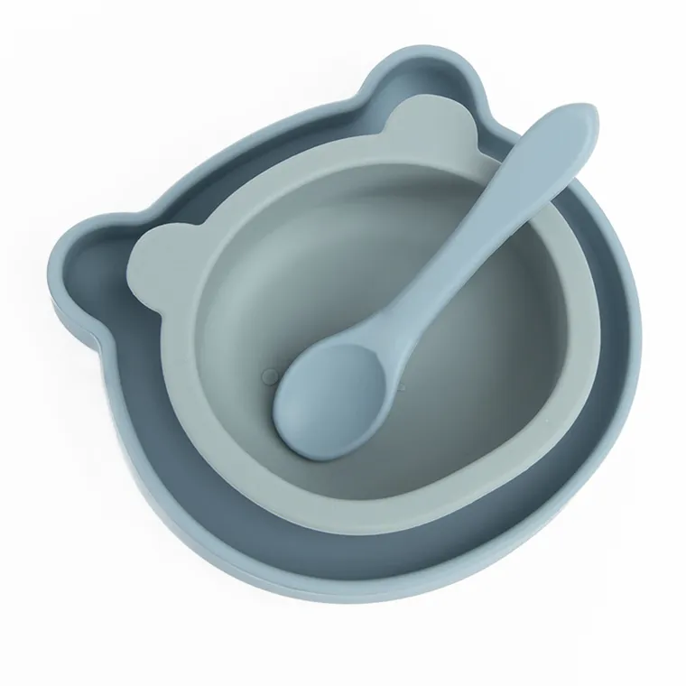 Smiki, Very Bunny, set de vase din silicon, albastru