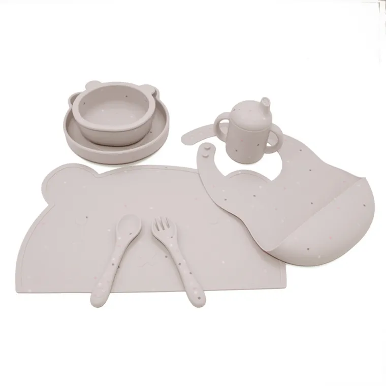 Smiki, Very Bunny, set de vase din silicon cu suport, 7 elemente