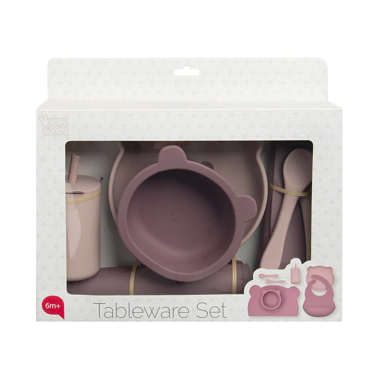 Smiki, Very Bunny, set de vase din silicon, roz