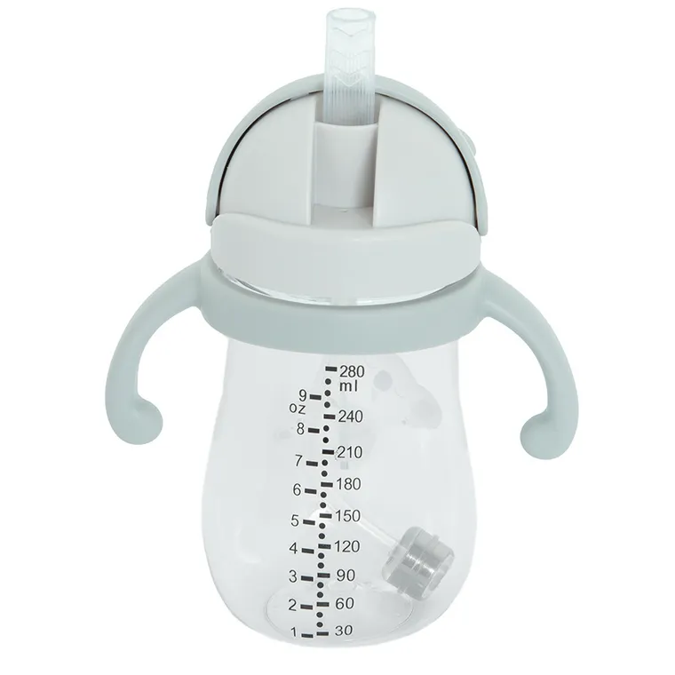 Smiki, Very Bunny, sticla cu pai, ursulet koala, gri, 280 ml